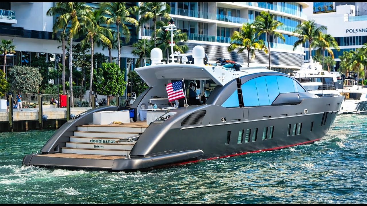 MIAMI Million Dollar Yacht Playground - Boats Everywhere