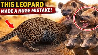 Leopard Gets Stuck Hunting a Warthog… What Happens Next Is Shocking! | Unexpected Ending!