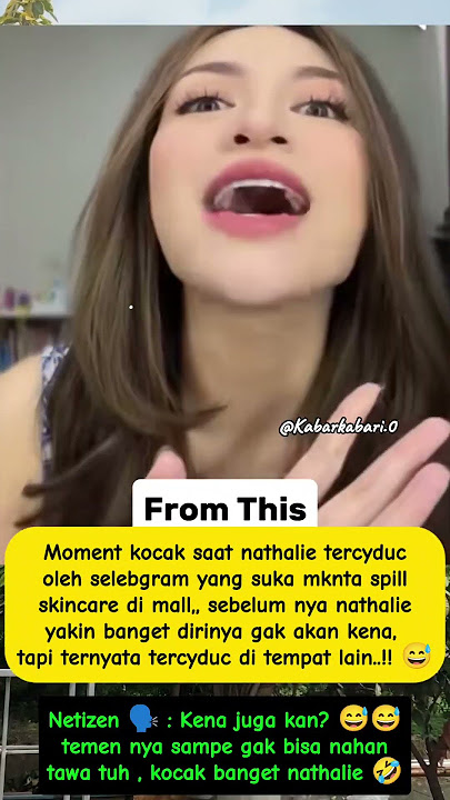 Kena Juga Kan...?? ‼️🤣Ternyata  Nathalie terciduk juga di tempat lain 😅.. !! #shortsviral