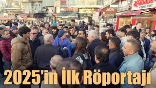 2025 yılının ilk röportajı | Sokaklar Gergin | Sokak Röportajları