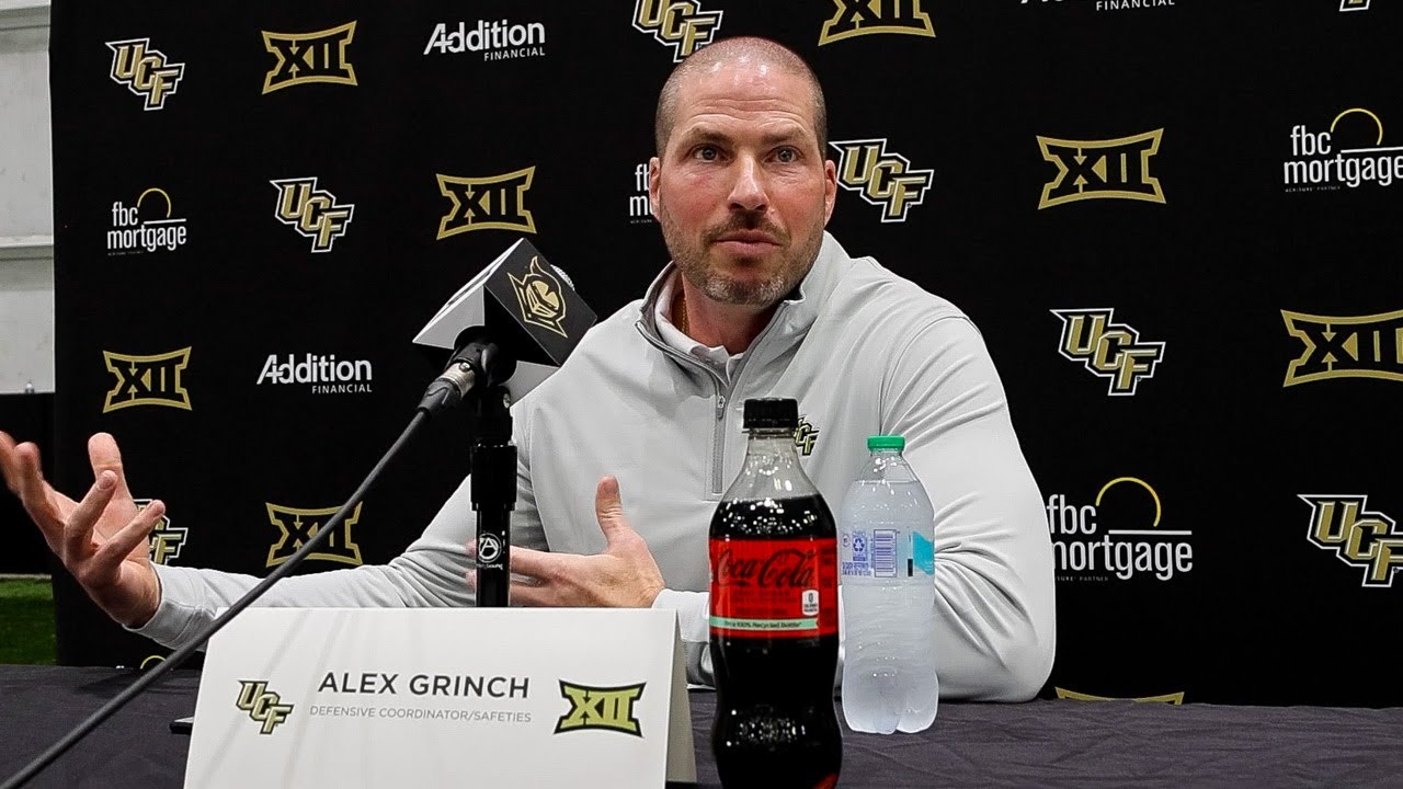 UCF Football: DC Alex Grinch Media Day Interview ⚔️🏈