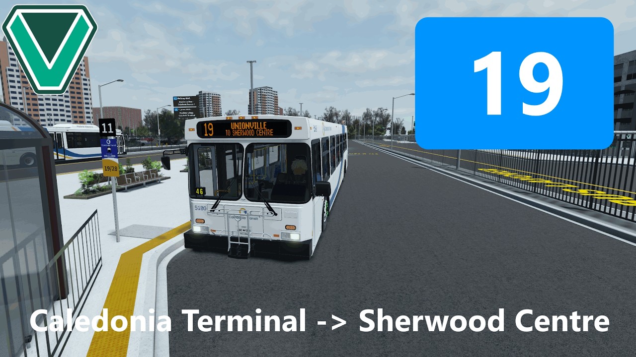 19 | Unionville to Sherwood Centre | VAMOS Bus Simulator