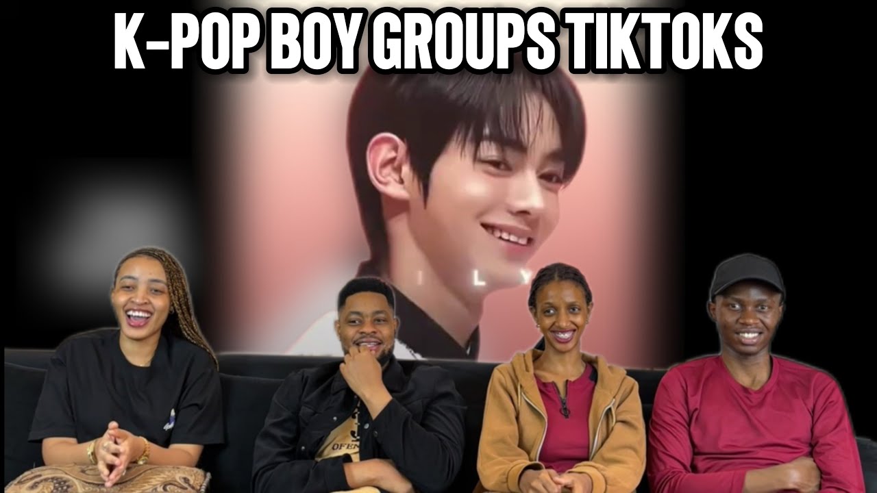 Our Reaction To K-pop Boy groups TikTok bc I love them