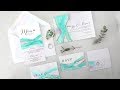 DIY EASY WEDDING INVITATIONS