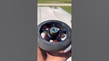 Changing Scooter Bearings! #scooter #scootering #skatepark #howto
