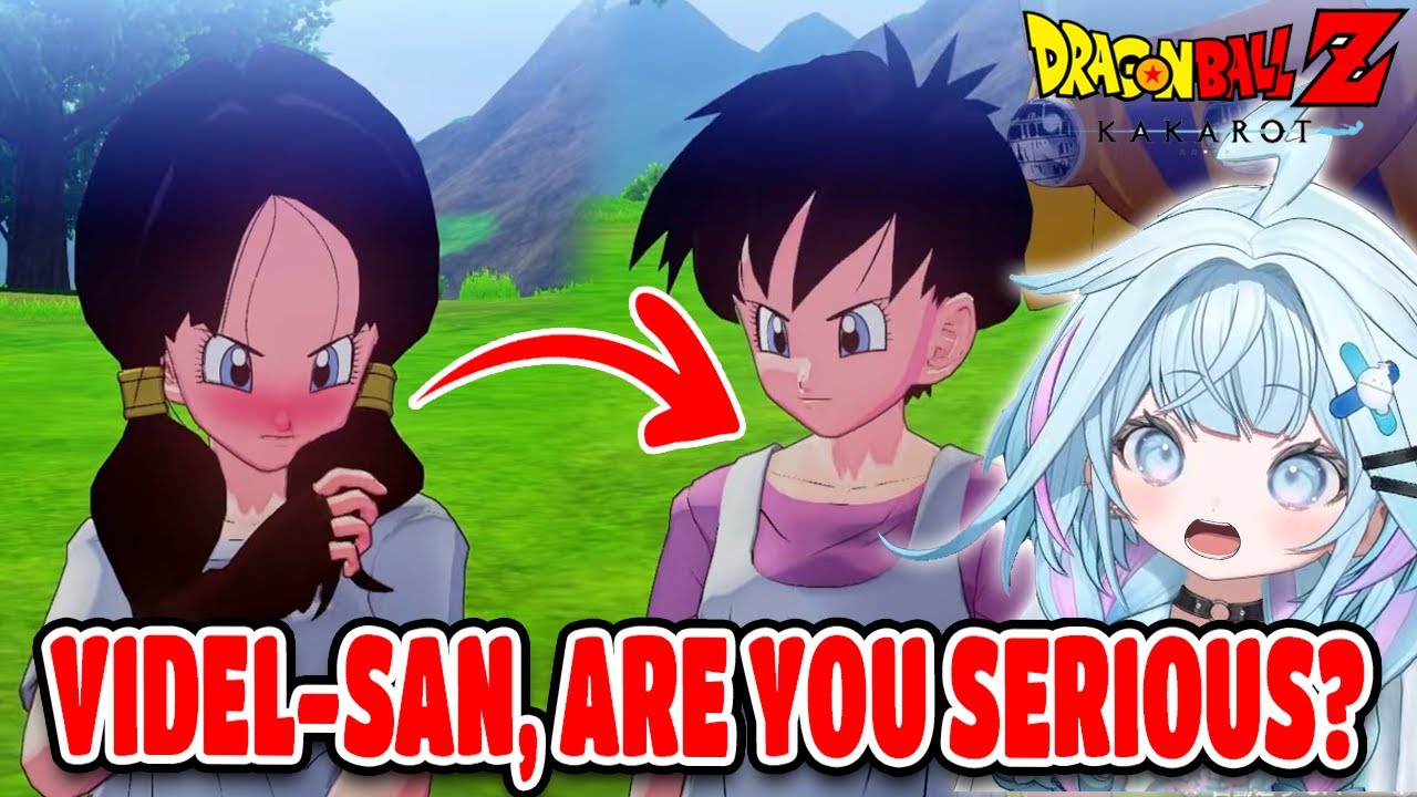 Mizumiya Su Reaction To Videl Cutting Her Hair Shorts In Dragon Ball Z Kakarot Hololive【ENG SUB】