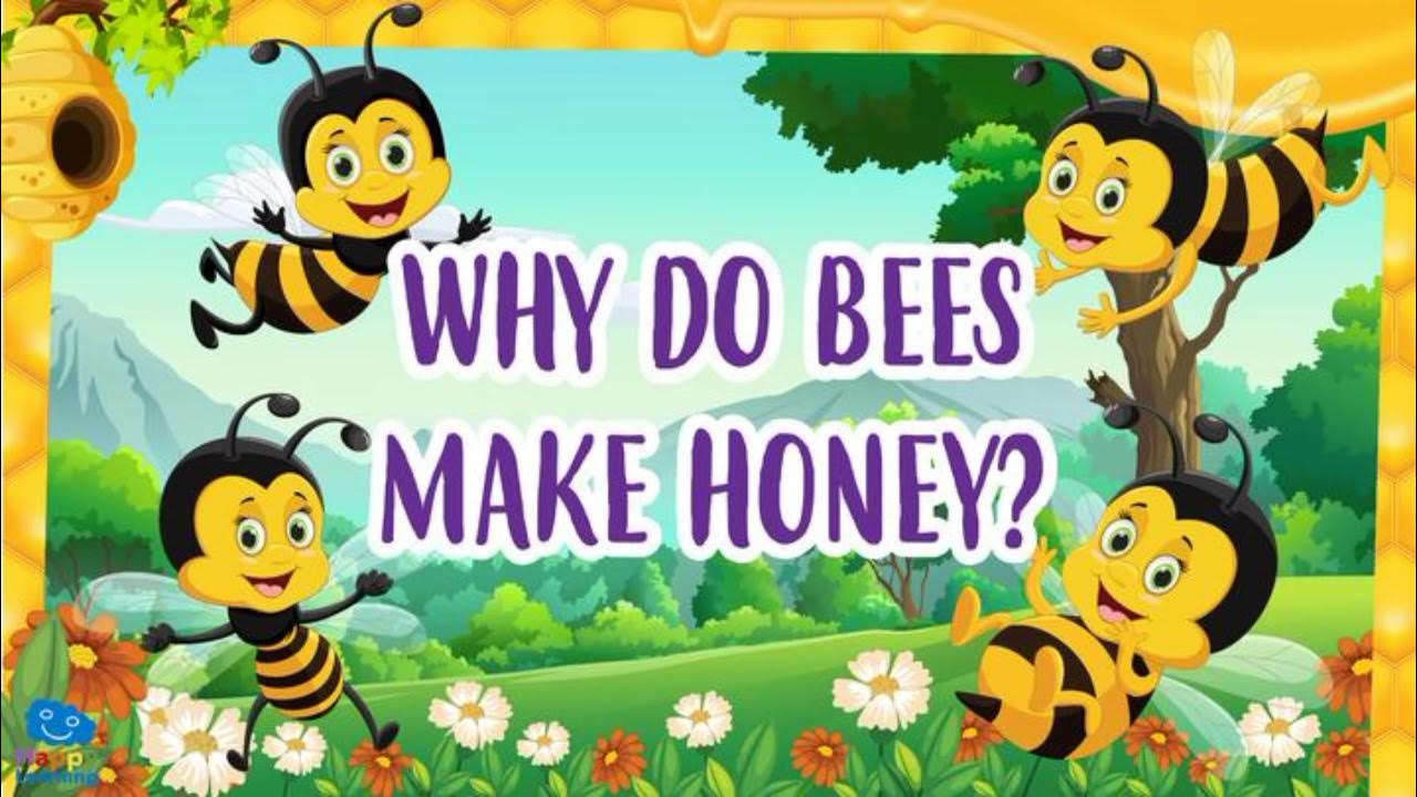 The diagram illustrates how bees produce honey YouTube