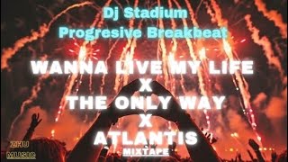 WANNA LIVE MY LIFE X THE ONLY WAY X ATLANTIS | BREAKBEAT | FULLBASS | REMIX SONG | Dj Tiktok Viral