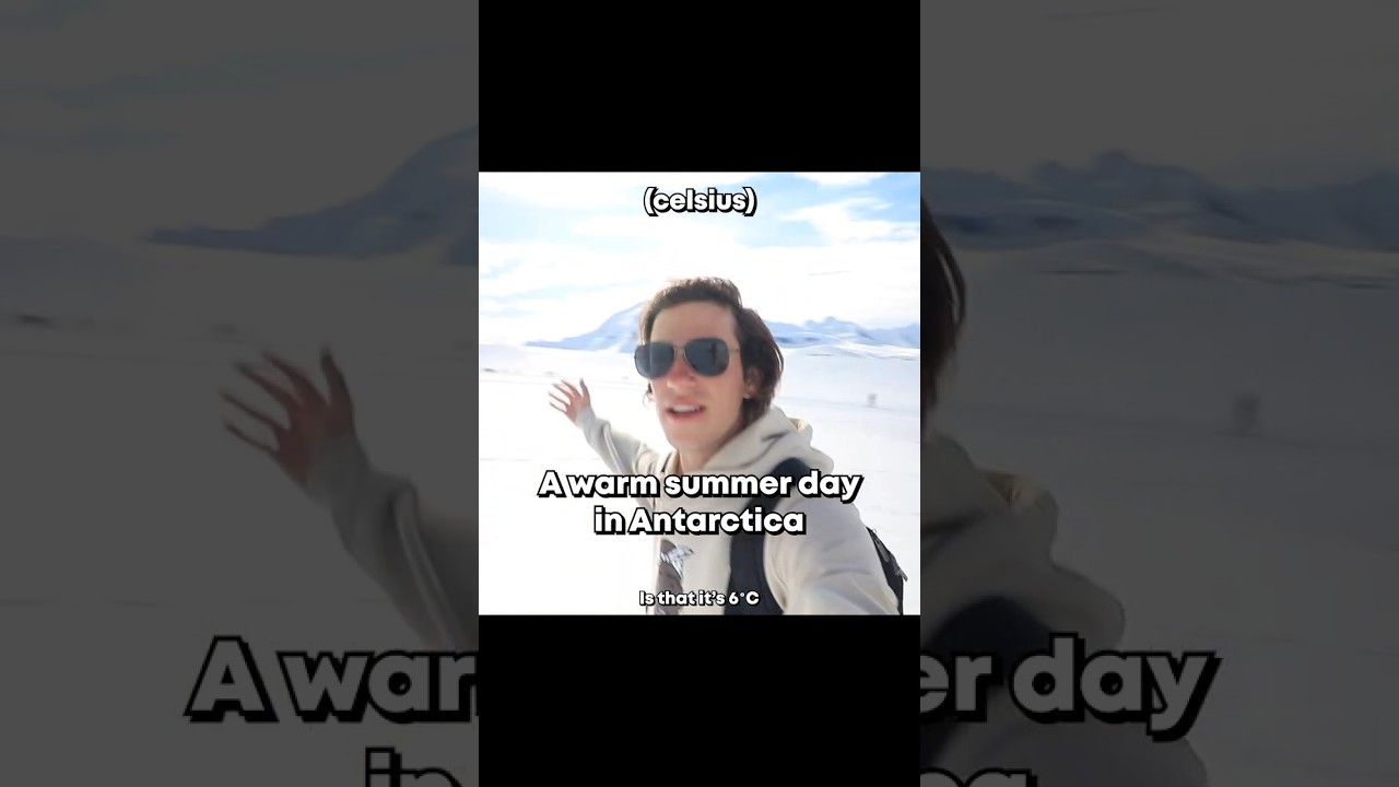 A warm summer day in Antarctica 🇦🇶☀️🧊 