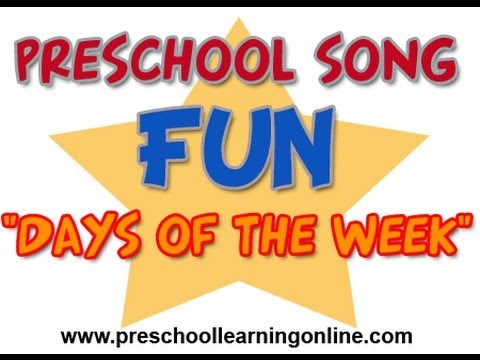 song preschool week days songs teaching teach lyrics weather printable