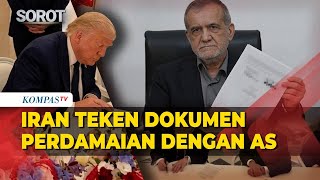 Presiden Iran dan Trump Resmi Teken Dokumen Kesepakatan Damai, Perang Berakhir?