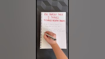 HOW TO CHANGE YOUR NEGATIVE THOUGHTS #shorts