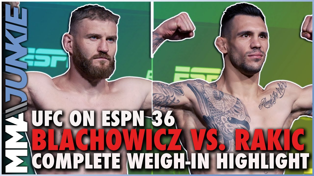 UFCVegas54 Weigh-In Highlights Everyone Hits Mark After One Scare