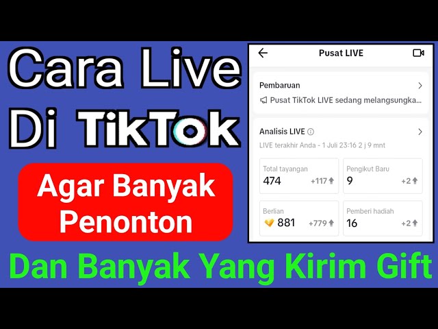 Cara Live Di Tiktok Agar Banyak Yang Nonton Dan Banyak Gift class=