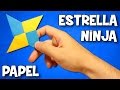 Cómo hacer un Shuriken de Papel