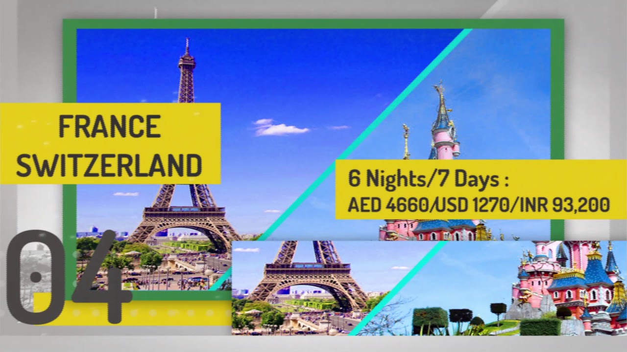 All country tour package ad