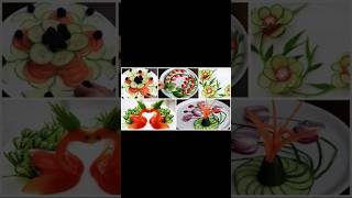 (USA Style):Decorative Cuts & Shapes 🥗✨ | Creative Salad Garnish Ideas
