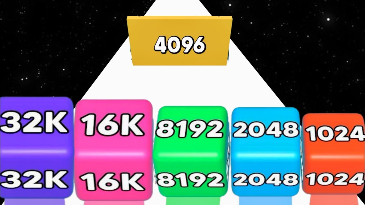 2048 Cube Run vs Ladder Master All Level Gameplay Android