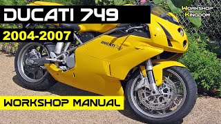 DUCATI 749 749S (2004-2007) Workshop Service Repair Manual