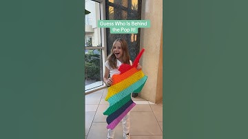 GUESS WHO is behind the pop it!?! 🤩 @MrsBench @LikeNastyaofficial