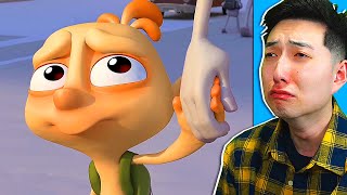 Reacting to The SADDEST Animations - TRY NOT TO CRY CHALLENGE
