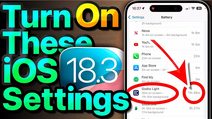 iOS 18.3 Settings To Turn ON Now! (& Our #1 iPhone Battery Fix!)