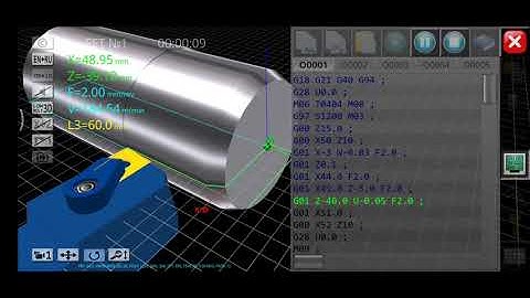 VISUALISING CNC CHAMFERING OPERATION with CODE