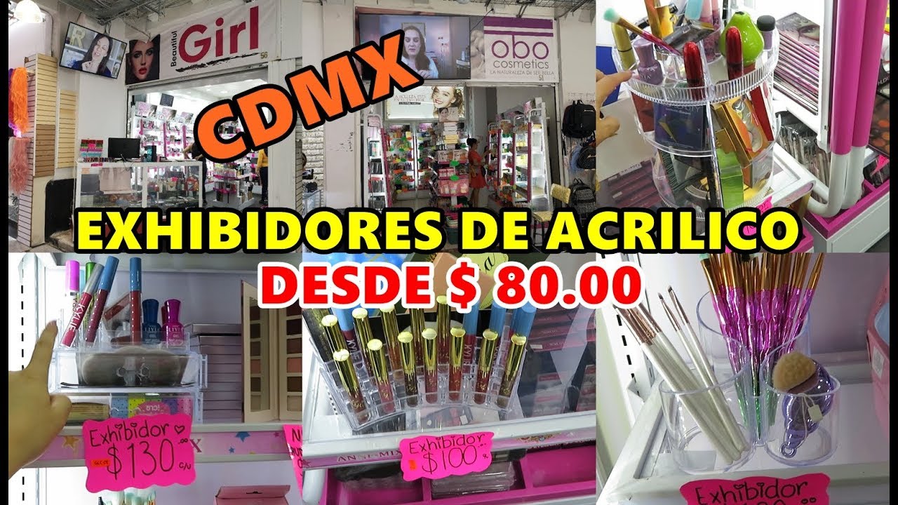 Organizador Cosméticos Exhibidor Maquillaje Acrílico Grande