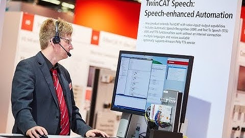 SPS IPC Drives 2018: TwinCAT | ability to see, listen and speak