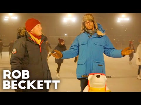 A Wonderfully Romantic Ice Skate In Russia With Richard Ayoade | Travel Man | Rob Beckett