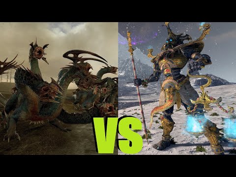 Видео: Харибда vs Иеротитан: Total War Warhammer 3. Immortal Empires. тесты юнитов v 4.2.3