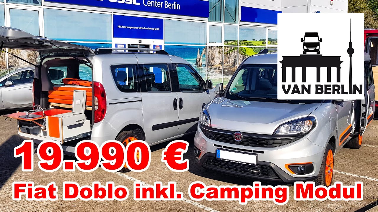 Preisknaller für 19.990 € | neuer Fiat Doblo mit Irmscher Camping Modul | 40 Stück verfügbar