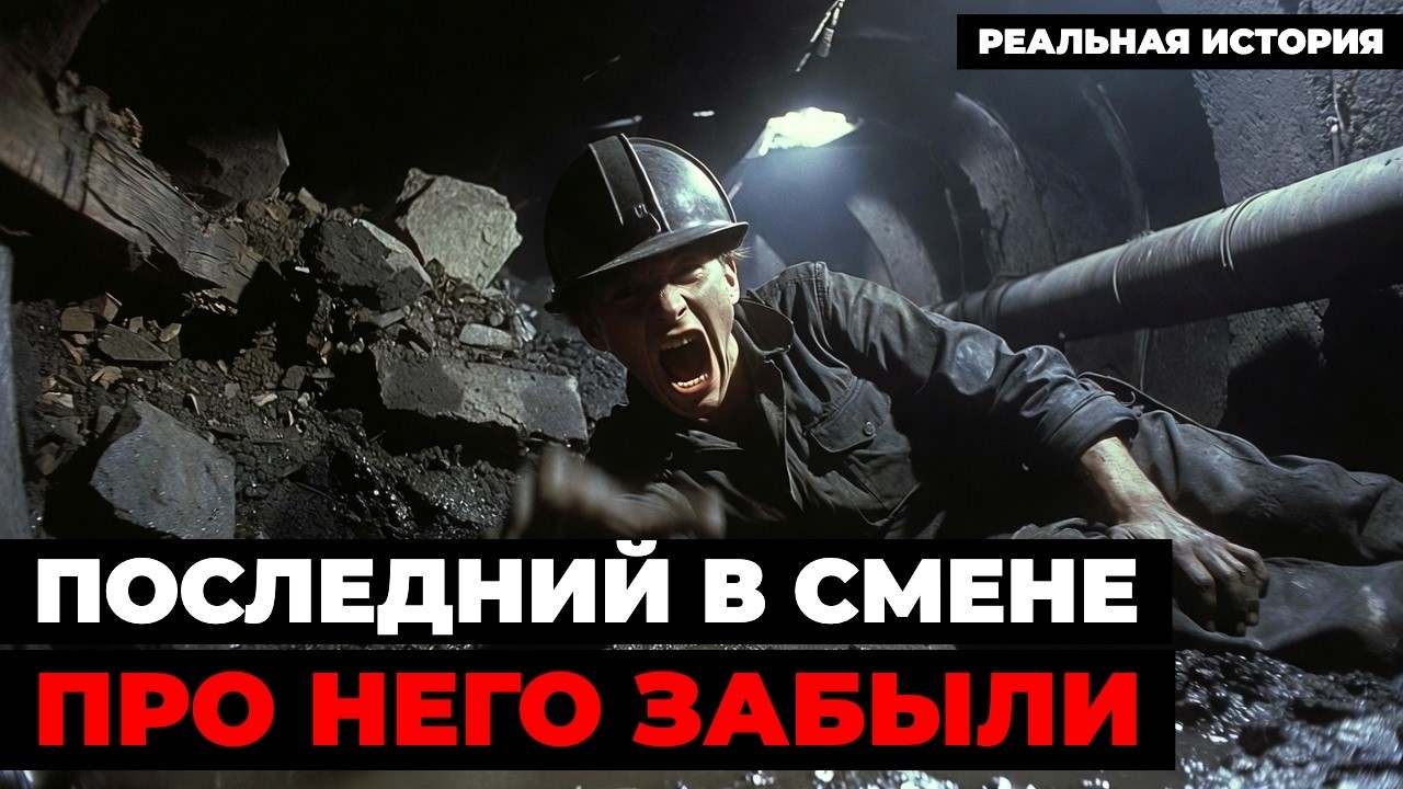 ШАХТЕР ПОХОРОНЕННЫЙ ЗАЖИВО: выживал в шахте, которую закрыли навсегда