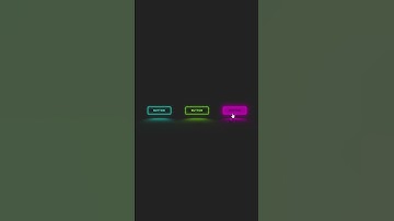 Glowing Button Hover Effects