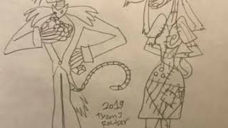 Daniel Tiger As Jack Skellington And Gazelle As Sally