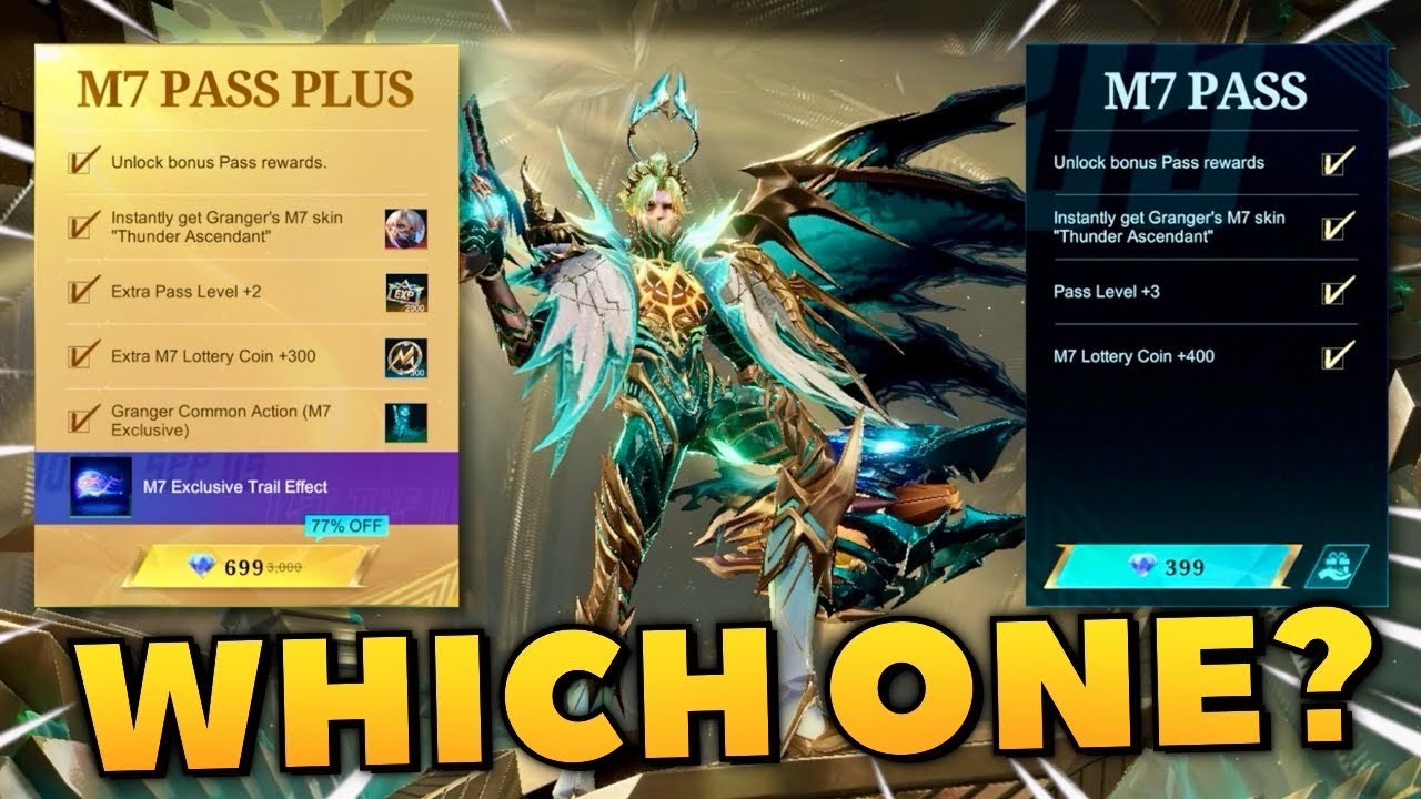 M7 PASS OR M7 PASS PLUS? CAN YOU GET GRANGER PRIME SKIN USING A REGULAR PASS? M7 EVENT - MLBB