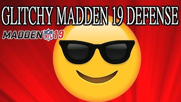glitchy defense stops every  offense!! madden 19 best defense tips+GAMEPLAY