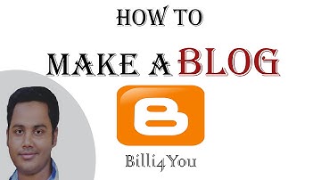 How To Create A Blogger Blog - Step By Step Tutorial 1 - 2014 Hindi/Urdu