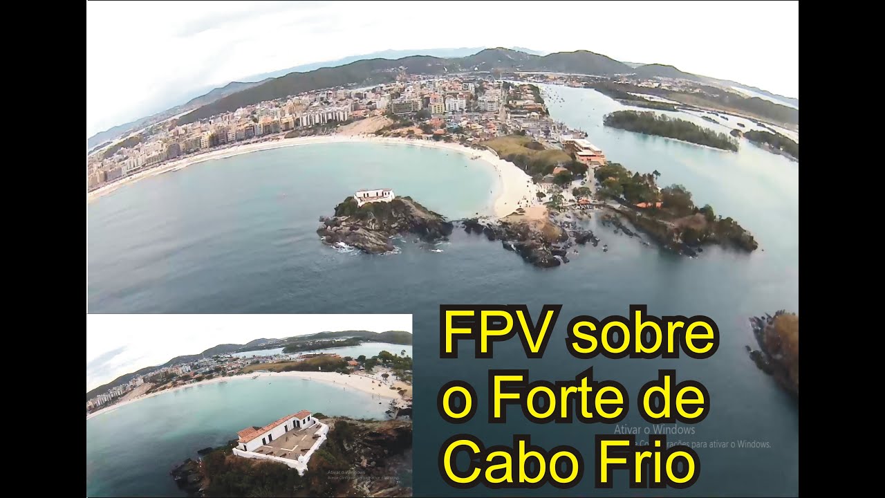 FPV sobre a Praia do Forte