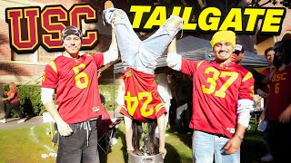 WE WENT TO A USC TAILGATEE!!!!
