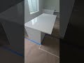 New Quartz Countertops Installed in North Logan Basement Kitchen