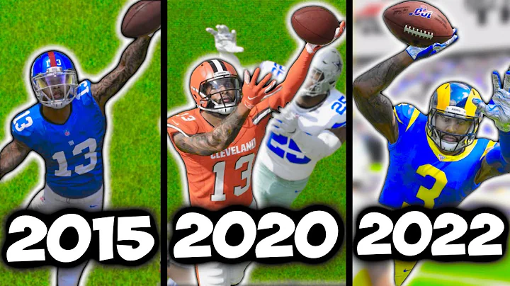 Making A ONE HANDED Catch With ODELL BECKHAM JR In EVERY MADDEN! (Madden 15 - Madden 22)