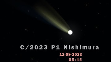 comet C/2023 P1 Nishimura / Astronomy_ Allabakshu.