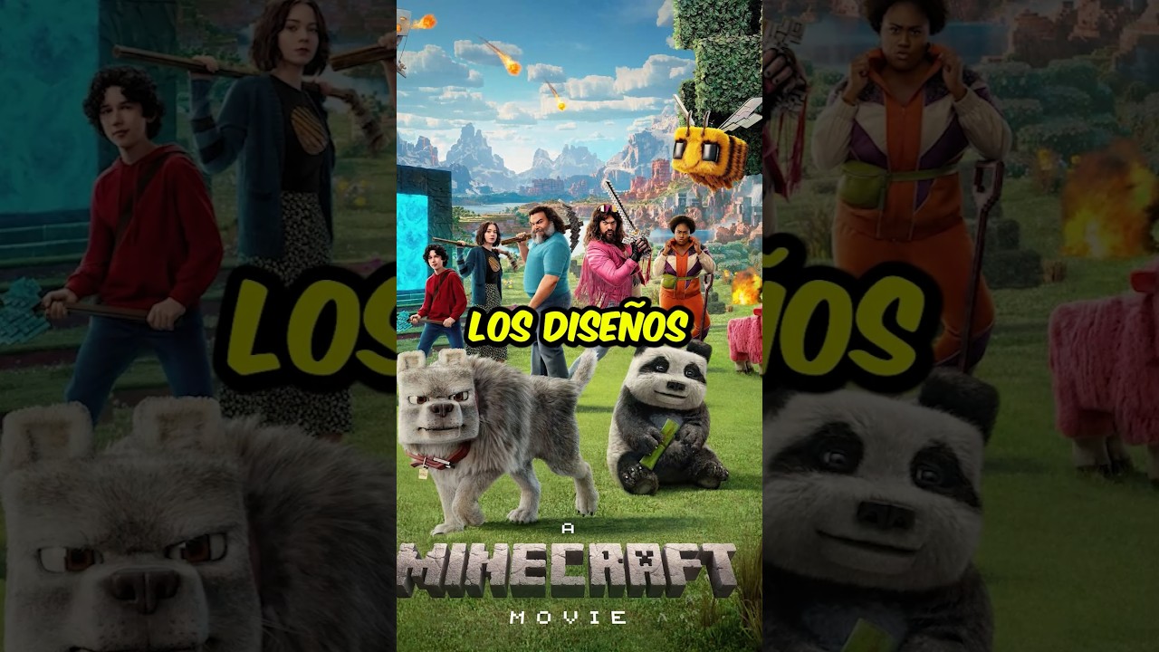 El BRUTAL DISEÑO de MINECRAFT la PELICULA ⛏️😱 #mikecrack