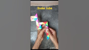 How to make a dog with a snake cube #like #easy 💯👌