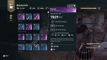 Assassin’s Creed Odyssey : Reset Blacksmith