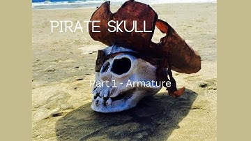 Paper Mache Pirate Skull Tutorial - Part1 - Armature Build