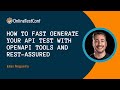 How to fast generate your API Test with OpenAPI Tools and Rest-Assured - Elias Nogueira | OTC 2023