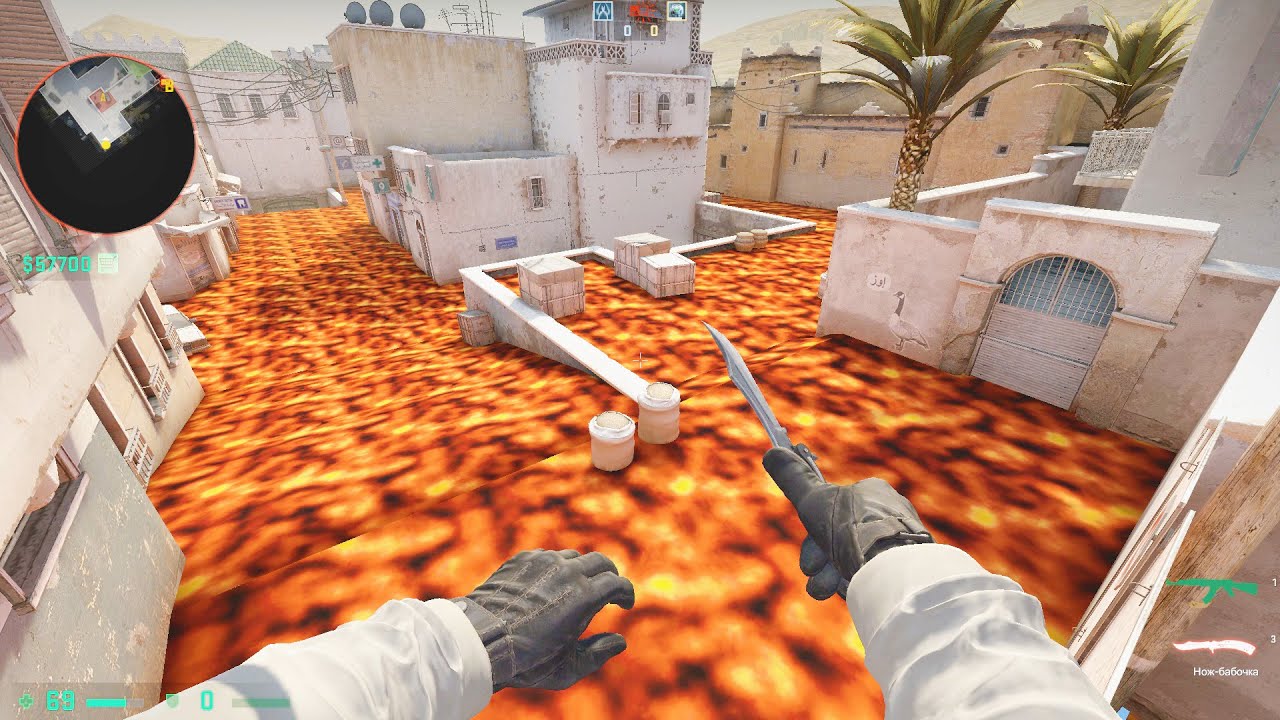 Карта пол это лава для кс го