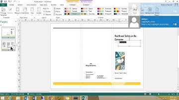 Get started with making a brochure in Publisher